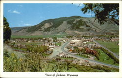 Town Of Jackson Wyoming Postcard Postcard