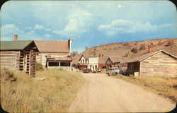 Entering Old South Pass City Postcard