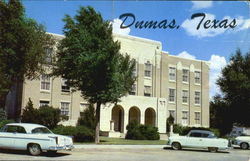 Moore County Court House Dumas, TX Postcard Postcard