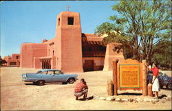 Cristo Rey Church Santa Fe, NM Postcard Postcard