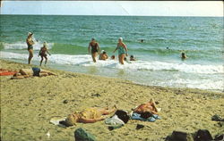 Sunny Day At The Beach Cape Cod, MA Postcard Postcard