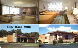 The King James Motel, 2835 Monroe Avenue Postcard