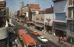 Looking North On Granby Street Norfolk, VA Postcard Postcard