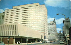 Greyhound Bus Terminal And Transportation Building Philadelphia, PA Postcard Postcard