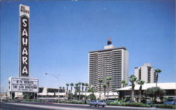 Del Webb's Sahara Hotel And Casino Postcard