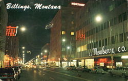 1St Avenue North Billings, MT Postcard Postcard