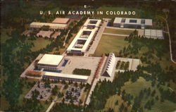 Aerial View Of U. S. Air Academy Postcard