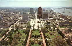 South View From The Louisiana Capitol Baton Rouge, LA Postcard Postcard