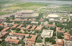 Arial View Of Louisiana State University Postcard