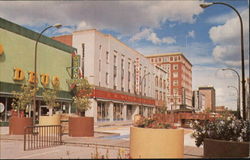 Fourth Street Looking East Sioux City, IA Postcard Postcard