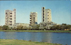 The Peabody Terrace, Harvard University Postcard