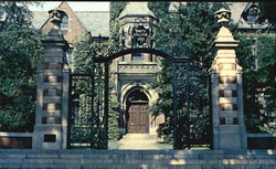 Administration Building And Gate At Smith College Northampton, MA Postcard Postcard