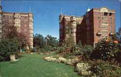 Longwood Towers Brookline, MA Postcard Postcard