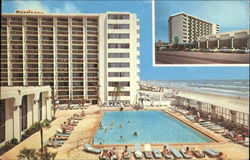 Dodd's Americano Beach Lodge, 1260 North Atlantic Avenue Daytona Beach, FL Postcard Postcard