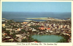 Arial View Of St. Petersburg Florida Postcard Postcard