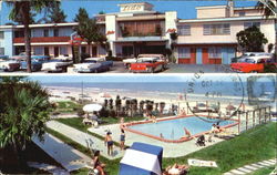 Lido Beach Motel And Apartments, Route A1A - 1217 So, Atlantic Ave Postcard