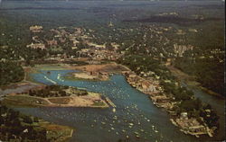 Aerial View Of Indian Harbor Postcard