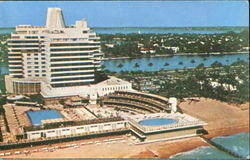 Bright Sun Colony, 47th Street Miami Beach, FL Postcard Postcard