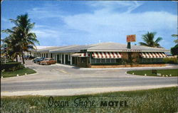 Ocean Shore Motel, 186th Street On Highway A1A Postcard