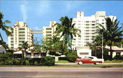 Sherry Frontenac And Martinique Hotels, On Collins Ave. Miami Beach, FL Postcard Postcard