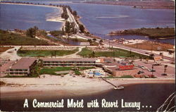 Rocky Point Beach Motel And Restaurant Postcard