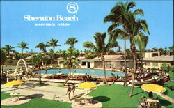 Sheraton Beach, Ocean to Bay at 194th St Postcard