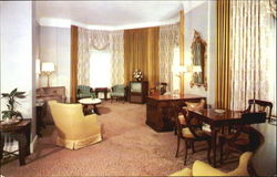 Living Room Of Presidential Suits, Congress Hotel Chicago, IL Postcard Postcard