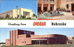 Omaha Cultural Center Nebraska Postcard Postcard