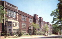 Jefferson High School, North 9th Street View Lafayette, IN Postcard Postcard