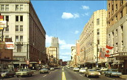 Downtown View Akron, OH Postcard Postcard