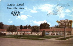 Moore Motel Coalville, UT Postcard Postcard