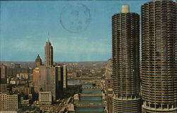 Marina City Postcard