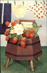 Spring Ringer Planter, Handcraft Building Postcard