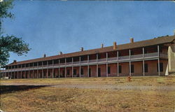 Cavalry Barracks Fort Laramie, WY Postcard Postcard