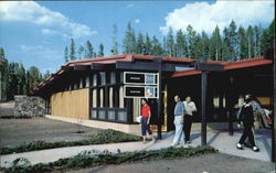 Canyon Lodge Administration Building In Canyon Village Yellowstone National Park Postcard Postcard