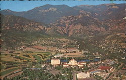 Air View Of The Famous Broadmoor Hotel Colorado Springs, CO Postcard Postcard