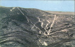 Aerial View Of Mad River Glen Ski Area Postcard