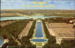 Lincoln Memorial From Washington Monument District Of Columbia Washington DC Postcard Postcard