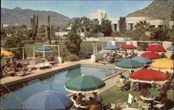 Luncheon At The Pool Phoenix, AZ Postcard Postcard