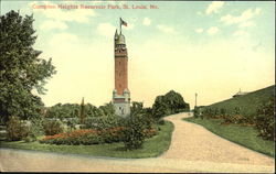 Compton Heights Reservoir Park Postcard