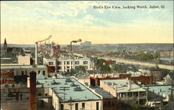 Bird's Eye View Looking North Postcard