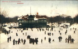 Skating At Lincoln Park Postcard