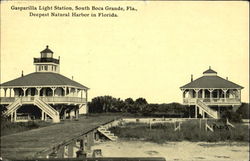 Gasparilla Light Station Boca Grande, FL Postcard Postcard