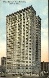 Dime Savings Bank Building Postcard