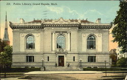 Public Library Postcard