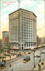 Majestic Building Detroit, MI Postcard Postcard