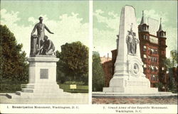 Emancipation Monument Postcard