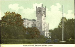 Scott Building National Soldiers Home Postcard