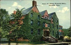 Henry W. Bishop Memorial Bid's Pittsfield, MA Postcard Postcard