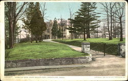 Home Of Mrs. Mary Baker Eddy Brookline, MA Postcard Postcard